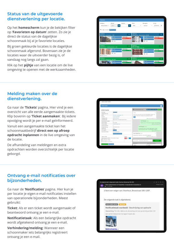 digitaal schoonmaak controleren oplossing