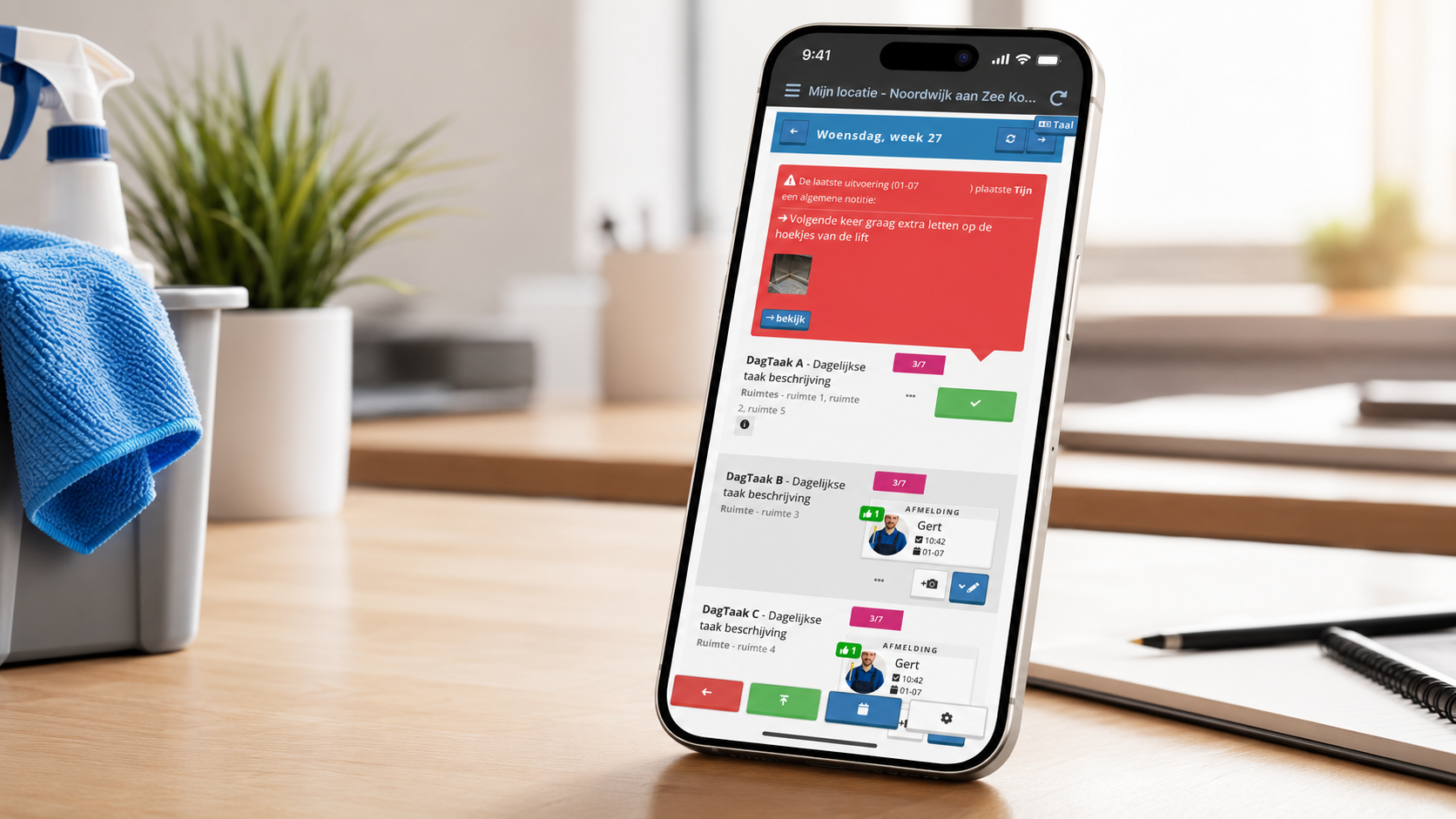 Wat is een digitale werkbon in de schoonmaak?